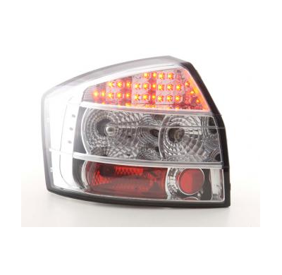 Kit De Pilotos Traseros Led Audi A4 Sedan Modelo 8e  01-04 Cromado Fk Automotive