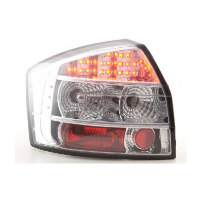 Kit De Pilotos Traseros Led Audi A4 Sedan Modelo 8e  01-04 Cromado Fk Automotive