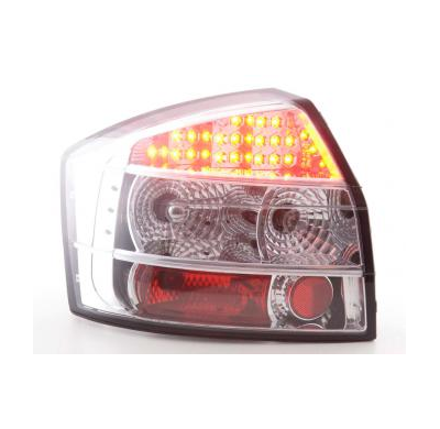 Kit De Pilotos Traseros Led Audi A4 Sedan Modelo 8e  01-04 Cromado Fk Automotive
