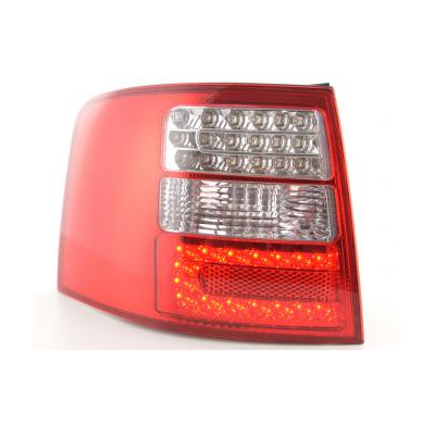 Kit De Pilotos Traseros Led Audi A6 Avant Modelo 4b  97-03 Rojo Fk Automotive