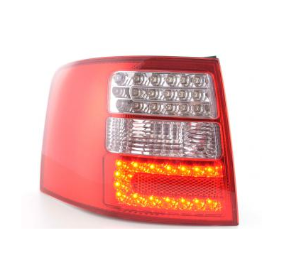 Kit De Pilotos Traseros Led Audi A6 Avant Modelo 4b  97-03 Rojo Fk Automotive