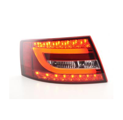 Pilotos Led Audi A6 Limo (4f) Bj. 04-08 Rojo/Transparente Fk Automotive