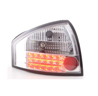 Kit De Pilotos Traseros Led Audi A6 Sedan Modelo 4b  97-03 Cromado Fk Automotive