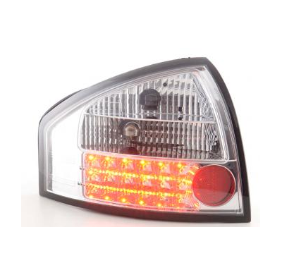 Kit De Pilotos Traseros Led Audi A6 Sedan Modelo 4b  97-03 Cromado Fk Automotive