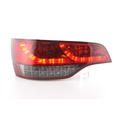 Kit De Pilotos Traseros Led Audi Q7 Modelo 4l  06- Rojo/Negro Fk Automotive