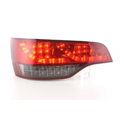 Kit De Pilotos Traseros Led Audi Q7 Modelo 4l  06- Rojo/Negro Fk Automotive