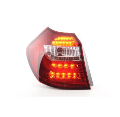 Pilotos Led Bmw 1er E87/E81 3/5-Trg. Bj. 04-06 Trasnparente/Rojo Fk Automotive