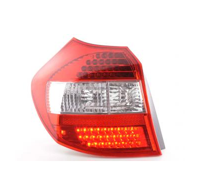 Kit De Pilotos Traseros Led Bmw 1er Modelo E87 5-Ptas.  04-07 Color Claro/Rojo Fk Automotive