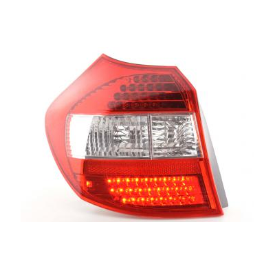 Kit De Pilotos Traseros Led Bmw 1er Modelo E87 5-Ptas.  04-07 Color Claro/Rojo Fk Automotive