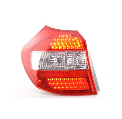 Kit De Pilotos Traseros Led Bmw 1er Modelo E87 5-Ptas.  04-07 Color Claro/Rojo Fk Automotive