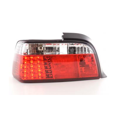Kit De Pilotos Traseros Led Bmw Serie 3 Coupe Modelo E36  91-98 Color Claro/Rojo Fk Automotive