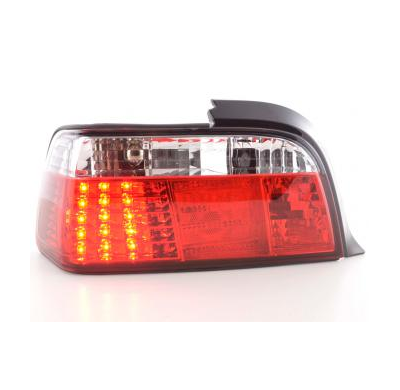 Kit De Pilotos Traseros Led Bmw Serie 3 Coupe Modelo E36  91-98 Color Claro/Rojo Fk Automotive