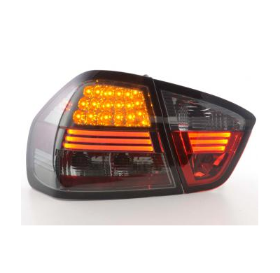 Kit De Pilotos Traseros Led Bmw Serie 3 Sedan Modelo E90  05-08 Negro Fk Automotive