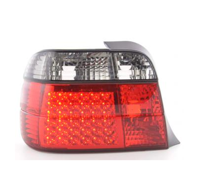 Kit De Pilotos Traseros Led Bmw Serie 3 Compact Modelo E36  94-99 Negro/Rojo Fk Automotive