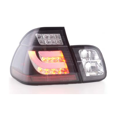 Kit De Pilotos Traseros Led Bmw Serie 3 E46 Sedan  98-01 Negro Fk Automotive