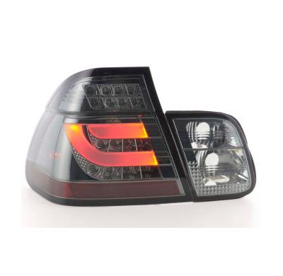 Kit De Pilotos Traseros Led Bmw Serie 3 E46 Sedan  98-01 Negro Fk Automotive