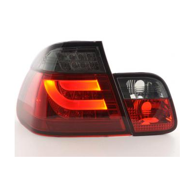 Kit De Pilotos Traseros Led Bmw Serie 3 E46 Sedan  02-05 Rojo/Negro Fk Automotive