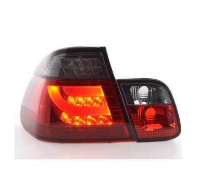 Kit De Pilotos Traseros Led Bmw Serie 3 E46 Sedan  02-05 Rojo/Negro Fk Automotive