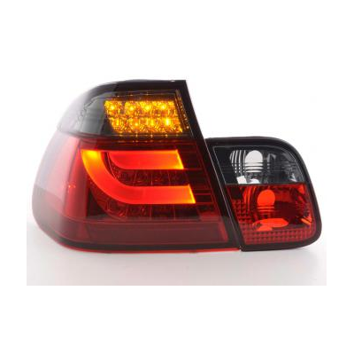 Kit De Pilotos Traseros Led Bmw Serie 3 E46 Sedan  02-05 Rojo/Negro Fk Automotive