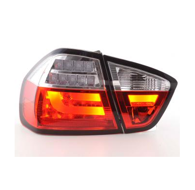 Pilotos Led Juego Bmw 3er E90 Limo Bj. 05-08 Rojo/Transparente Fk Automotive