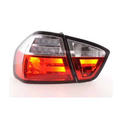 Pilotos Led Juego Bmw 3er E90 Limo Bj. 05-08 Rojo/Transparente Fk Automotive