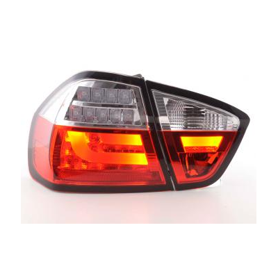 Pilotos Led Juego Bmw 3er E90 Limo Bj. 05-08 Rojo/Transparente Fk Automotive