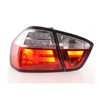 Pilotos Led Juego Bmw 3er E90 Limo Bj. 05-08 Rojo/Transparente Fk Automotive