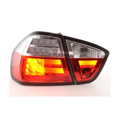 Pilotos Led Juego Bmw 3er E90 Limo Bj. 05-08 Rojo/Transparente Fk Automotive