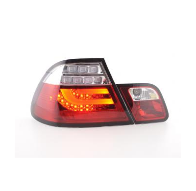 Pilotos Led Bmw 3er E46 Coupe Bj. 99-02 Trasnparente/Rojo Fk Automotive