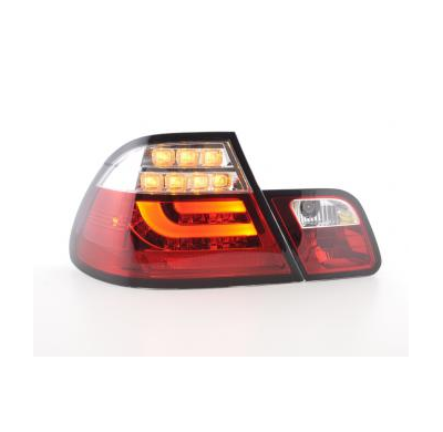 Pilotos Led Bmw 3er E46 Coupe Bj. 99-02 Trasnparente/Rojo Fk Automotive