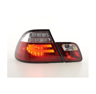 Pilotos Led Bmw 3er E46 Coupe Bj. 03-07 Rojo/Transparente Fk Automotive