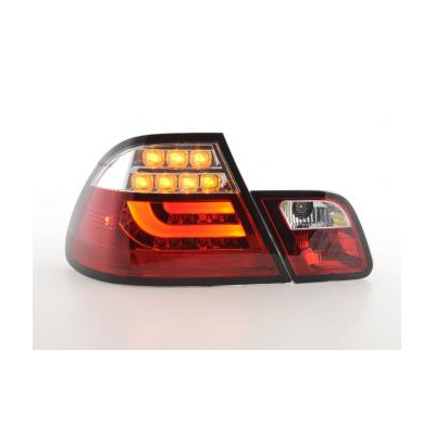 Pilotos Led Bmw 3er E46 Coupe Bj. 03-07 Rojo/Transparente Fk Automotive
