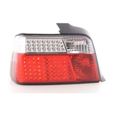 Kit De Pilotos Traseros Led Bmw Serie 3 Sedan Modelo E36  91-98 Rojo/Blanco Fk Automotive