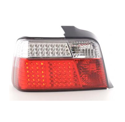 Kit De Pilotos Traseros Led Bmw Serie 3 Sedan Modelo E36  91-98 Rojo/Blanco Fk Automotive