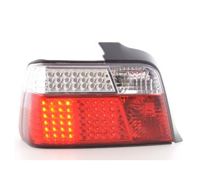 Kit De Pilotos Traseros Led Bmw Serie 3 Sedan Modelo E36  91-98 Rojo/Blanco Fk Automotive