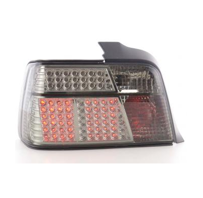 Kit De Pilotos Traseros Led Bmw Serie 3 Sedan Modelo E36  91-98 Negro/Rojo Fk Automotive