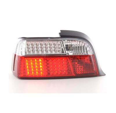 Kit De Pilotos Traseros Led Bmw Serie 3 Coupe Modelo E36  91-98 Rojo/Blanco Fk Automotive