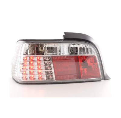 Kit De Pilotos Traseros Led Bmw Serie 3 Coupe Modelo E36  91-98 Cromado Fk Automotive