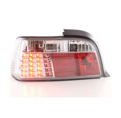 Kit De Pilotos Traseros Led Bmw Serie 3 Coupe Modelo E36  91-98 Cromado Fk Automotive