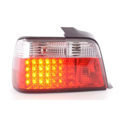Kit De Pilotos Traseros Led Bmw Serie 3 Sedan Modelo E36  91-98 Rojo/Blanco Fk Automotive