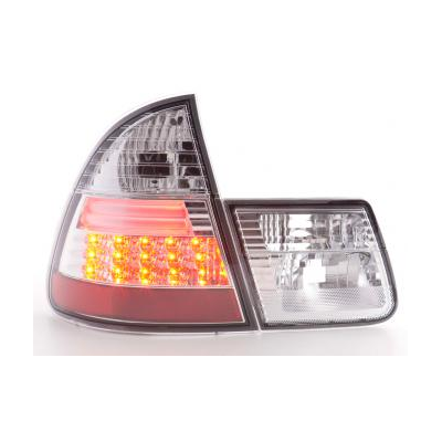 Kit De Pilotos Traseros Led Bmw Serie 3 Touring Modelo E46  98-05 Cromado Fk Automotive