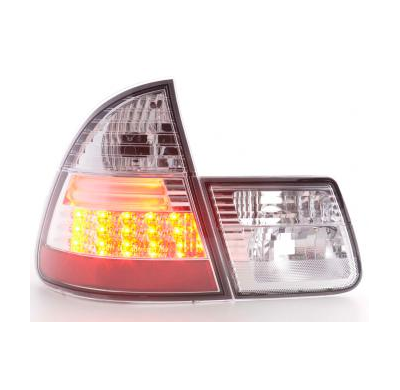 Kit De Pilotos Traseros Led Bmw Serie 3 Touring Modelo E46  98-05 Cromado Fk Automotive
