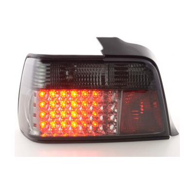 Kit De Pilotos Traseros Led Bmw Serie 3 Sedan Modelo E36  91-98 Negro Fk Automotive