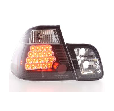 Kit De Pilotos Traseros Led Bmw Serie 3 Sedanunsine Modelo E46  98-01 Negro Fk Automotive