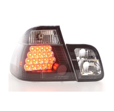 Kit De Pilotos Traseros Led Bmw Serie 3 Sedanunsine Modelo E46  98-01 Negro Fk Automotive