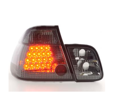 Kit De Pilotos Traseros Led Bmw Serie 3 Sedanunsine Modelo E46  98-01 Negro Fk Automotive