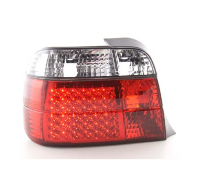 Kit De Pilotos Traseros Led Bmw Serie 3 Compact Modelo E36  94-99 Color Claro/Rojo Fk Automotive