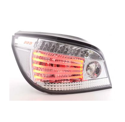 Kit De Pilotos Traseros Led Bmw Serie 5 Sedan Modelo E60  03- Cromado Fk Automotive