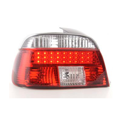 Kit De Pilotos Traseros Led Bmw Serie 5 Sedan Modelo E39  95-00 Color Claro/Rojo Fk Automotive
