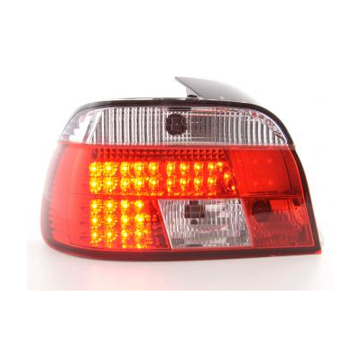 Kit De Pilotos Traseros Led Bmw Serie 5 Sedan Modelo E39  95-00 Color Claro/Rojo Fk Automotive
